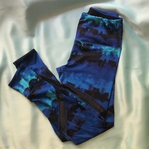 Reflex Activewear Leggings with Mesh Cutouts